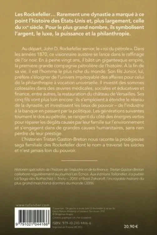 La saga des Rockefeller, Tristan Gaston-Breton