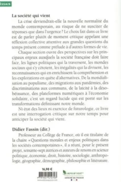 La société qui vient, Didier Fassin