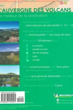 L'Auvergne des volcans. Clermont-Ferrand et le chaîne des Puys, Edition 2021, avec 1 Plan détachable, Michelin