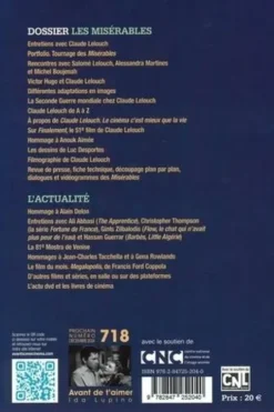 L'Avant-Scène Cinéma N° 716-717, octobre/novembre 2024 : Les misérables, Yves Alion