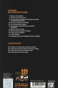 L'Avant-Scène Cinéma N° 655, septembre 2018 : En construccion. José Luis Guerin, Yves Alion