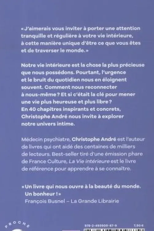 La vie intérieure, Christophe André