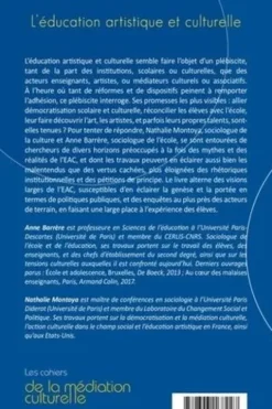 L'éducation artistique et culturelle. Mythes et malentendus, Anne Barrère