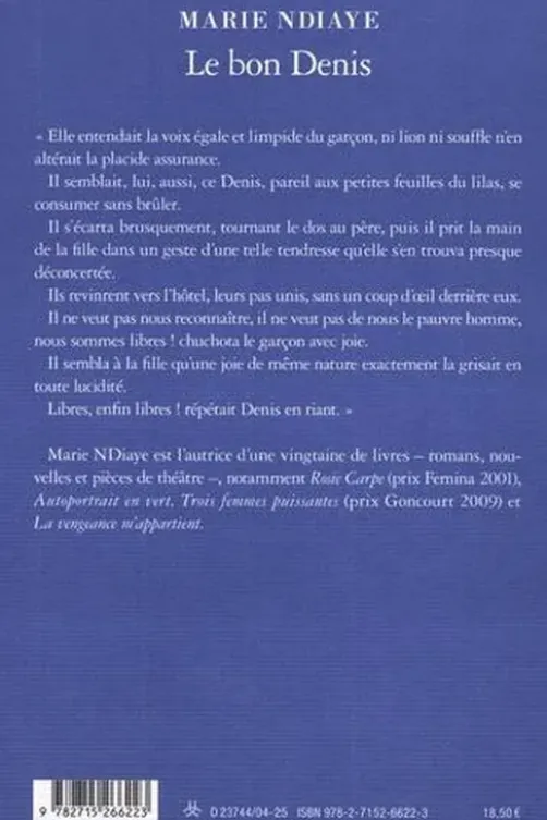 Le bon Denis, Marie NDiaye