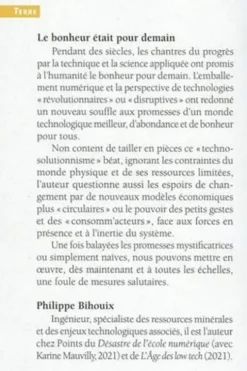 Le bonheur était pour demain. Les rêveries d'un ingénieur solitaire, Philippe Bihouix