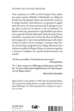 Le chant du genévrier, Regina Scheer