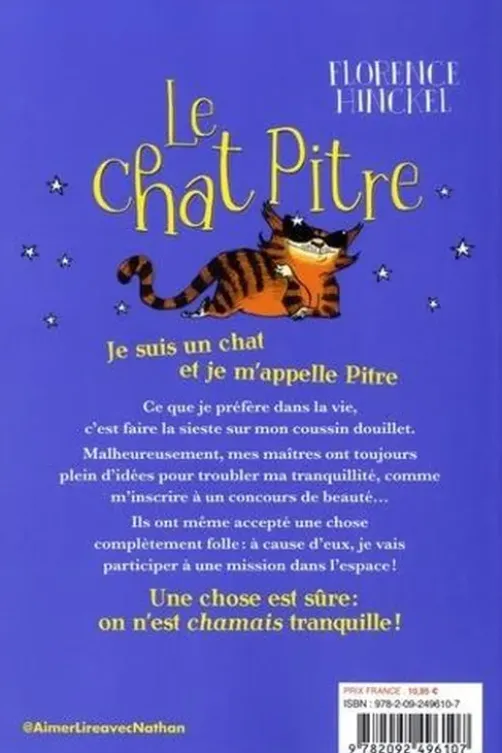 Le chat Pitre. 5 histoires à chavourer, Florence Hinckel