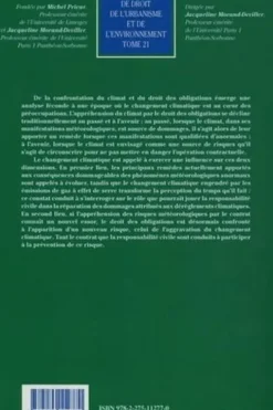 Le climat et le droit des obligations, Anne Stevignon
