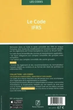 Le code IFRS. Edition 2022, Yves de La Villeguérin