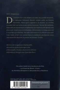 Le Comte de Monte-Cristo. Contient un cahier inédit avec des photos du film, Alexandre Dumas