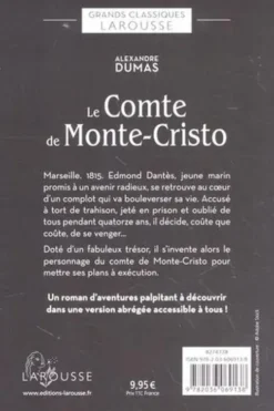 Le Comte de Monte Cristo. Texte abrégé, Alexandre Dumas