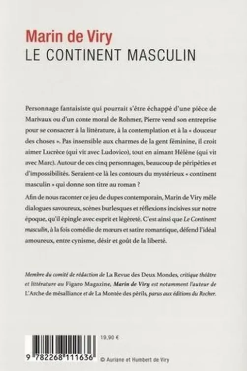 Le continent masculin, Marin de Viry