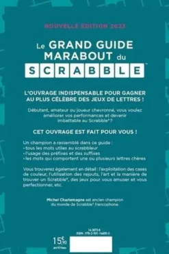 Le grand guide Marabout du Scrabble. Edition 2023, Michel Charlemagne