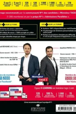 Le Grand Manuel du TAGE 2. Edition 2020, Joachim Pinto