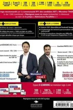 Le Grand Manuel du TAGE 2. 120 fiches, 10 tests, 1000 questions, 1100 vidéos, Edition 2021, Joachim Pinto