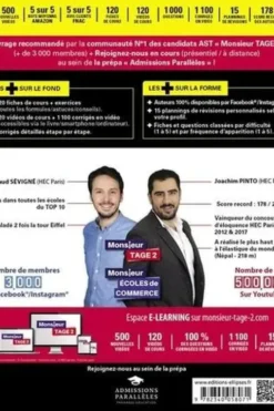 Le Grand Manuel du TAGE 2. 120 fiches, 10 tests, 1000 questions, 1100 vidéos, Edition 2022, Joachim Pinto