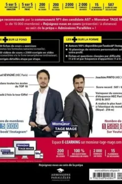 Le grand manuel du TAGE MAGE. Edition 2021, Joachim Pinto