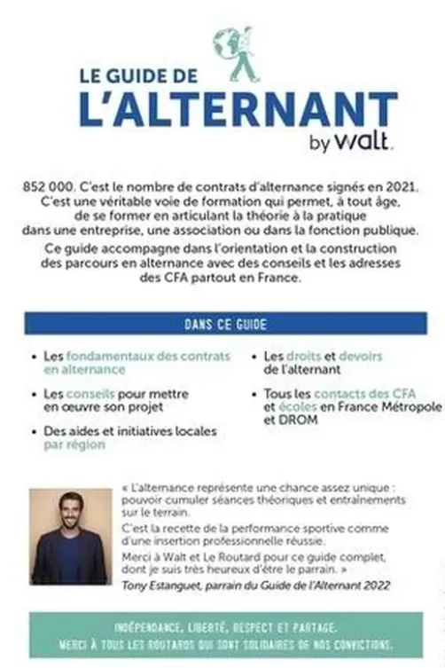 Le guide de l'alternant. Edition 2022, Le Routard