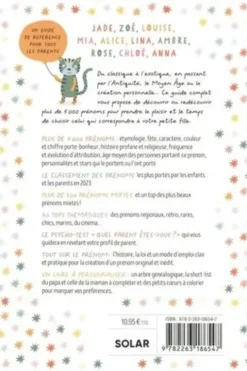 Le Guide des prénoms de filles. Edition 2024, Julie Milbin