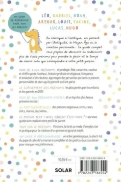 Le Guide des prénoms de garçons. Edition 2024, Julie Milbin