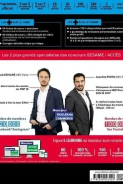 Le manuel de poche du concours SESAME. 60 fiches, 60 vidéos de cours, 6 tests, 500 questions, Edition 2021, Paul Evensen