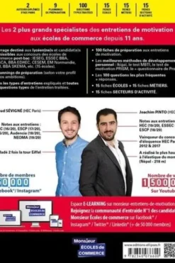 Le manuel des entretiens de motivation Post-Bac. Concours aux écoles de commerce, Edition 2023, Joachim Pinto