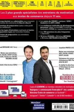 Le manuel des entretiens de motivation AST admissions parallèles. Concours aux écoles de commerce, Edition 2023, Joachim Pinto
