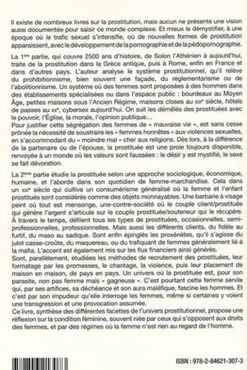 Le monde de la prostitution. De la violence à l'illusion Tome 1, Max Chaleil