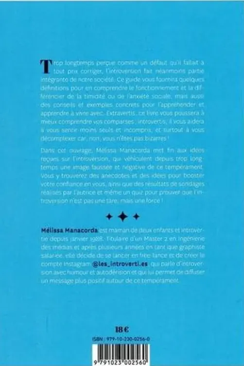 Le monde intérieur des introvertis, Mélissa Manacorda