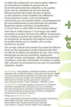 L'enfant adopté. Entre quête des origines et construction identitaire, Myriam Mony