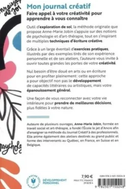 Le nouveau journal créatif. A la rencontre de soi par l'écriture, le dessin et le collage, Anne-Marie Jobin