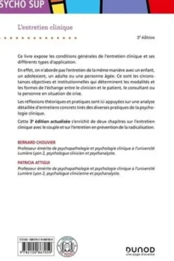 L'entretien clinique. 3e édition, Bernard Chouvier