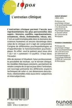 L'entretien clinique, Hervé Bénony
