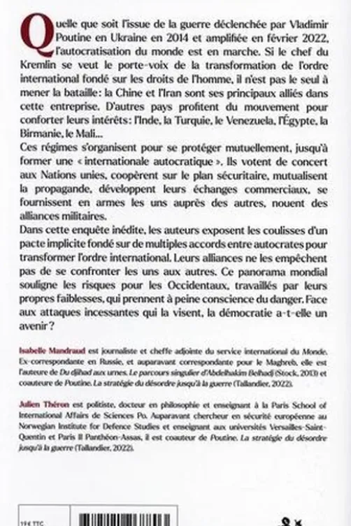 Le pacte des autocrates, Isabelle Mandraud