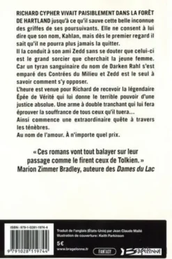L'Epée de Vérité Tome 1 : La première leçon du sorcier, Terry Goodkind