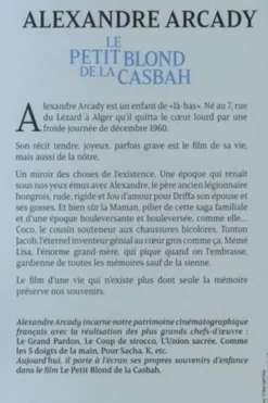Le petit blond de la Casbah, Alexandre Arcady