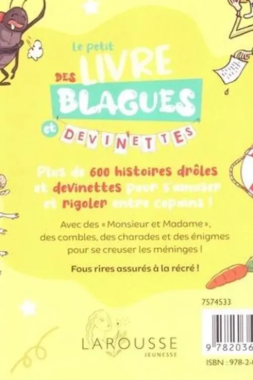 Le petit livre des blagues et devinettes, Célia Gallais