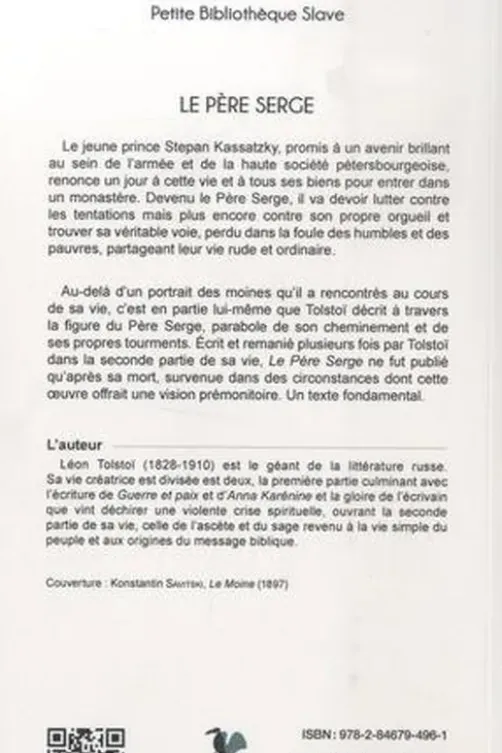 Le Père Serge, Léon Tolstoï