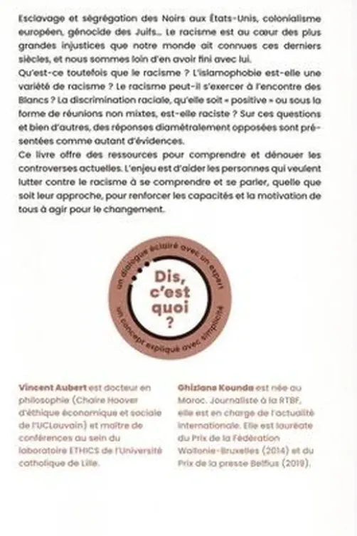 Le racisme, Vincent Aubert