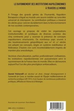 Le rayonnement des institutions napoléoniennes à travers le monde, Daniel Polverelli