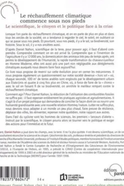 Le réchauffement climatique commence sous nos pieds. Le scientifique, le citoyen et le politique, face à la crise, Daniel Nahon