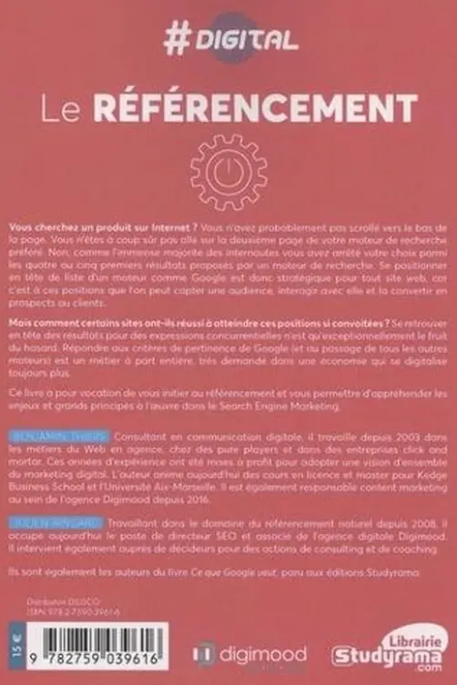 Le référencement, Benjamin Thiers