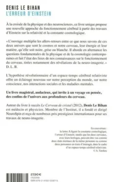 L'erreur d'Einstein. Aux confins du cerveau et du cosmos, Denis Le Bihan
