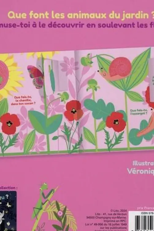 Les animaux du jardin, Véronique Petit