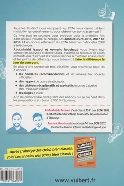 Les annales des (très) bien classés 2016-2017-2018. Les 54 dossiers corrigés, commentés et analysés, Abdushahid Izzaoui
