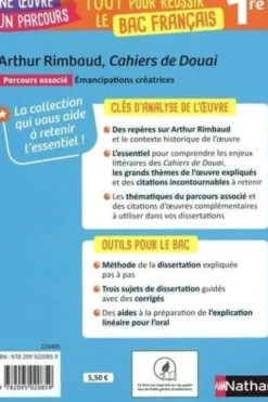 Les cahiers de Douai. Avec un parcours "Emancipations créatrices", Arthur Rimbaud