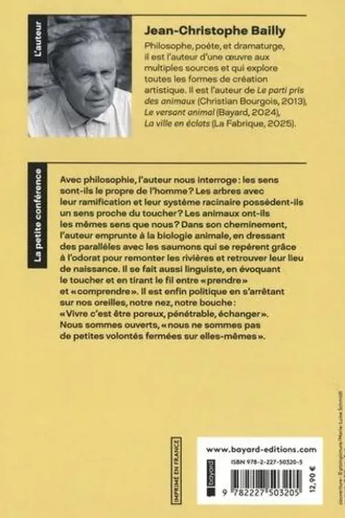 Les cinq sens, Jean-Christophe Bailly