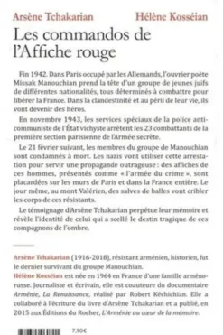 Les commandos de l'Affiche rouge. La vérité historique sur la première section de l'Armée secrète, Arsène Tchakarian