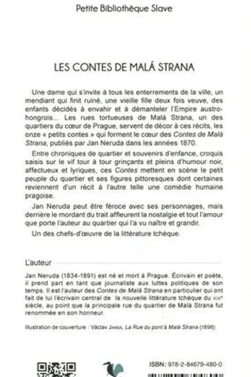 Les contes de Mala Strana, Jan Neruda