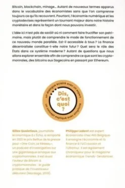 Les cryptomonnaies, Gilles Quoistiaux